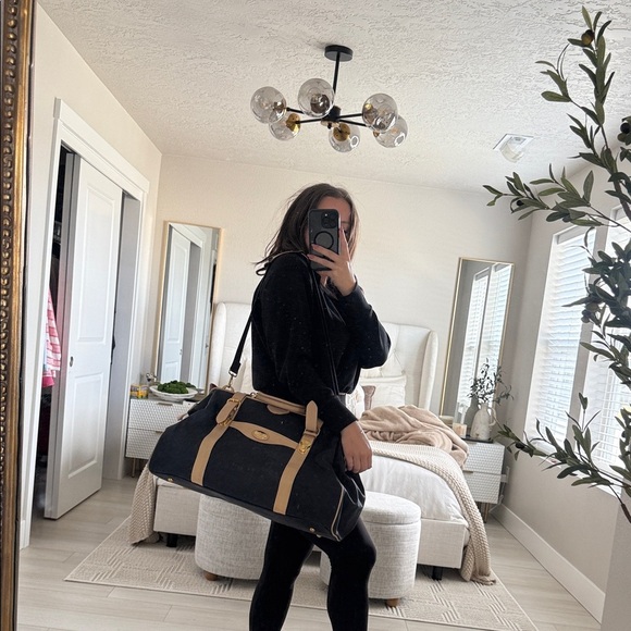 Christian Dior navy blue and Tan Travel Bag - Picture 8 of 12